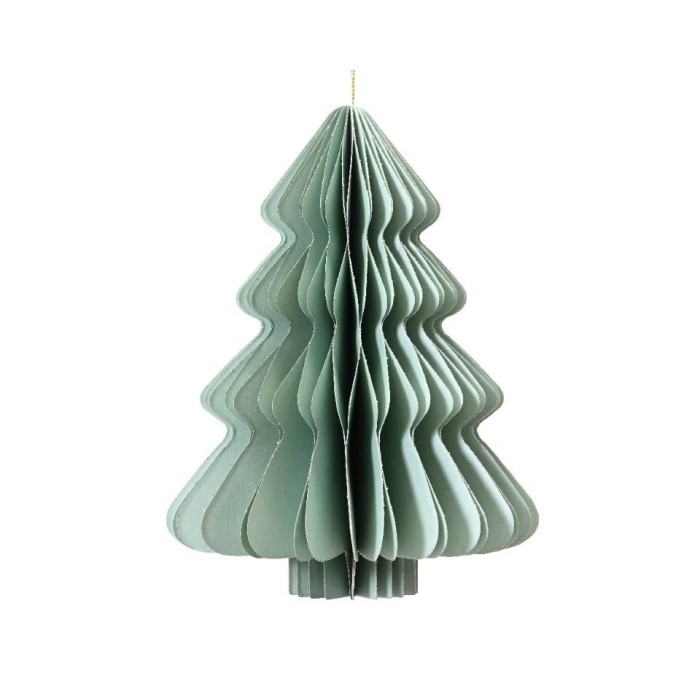 ALBERO CARTA AZZURRO H.20CM.